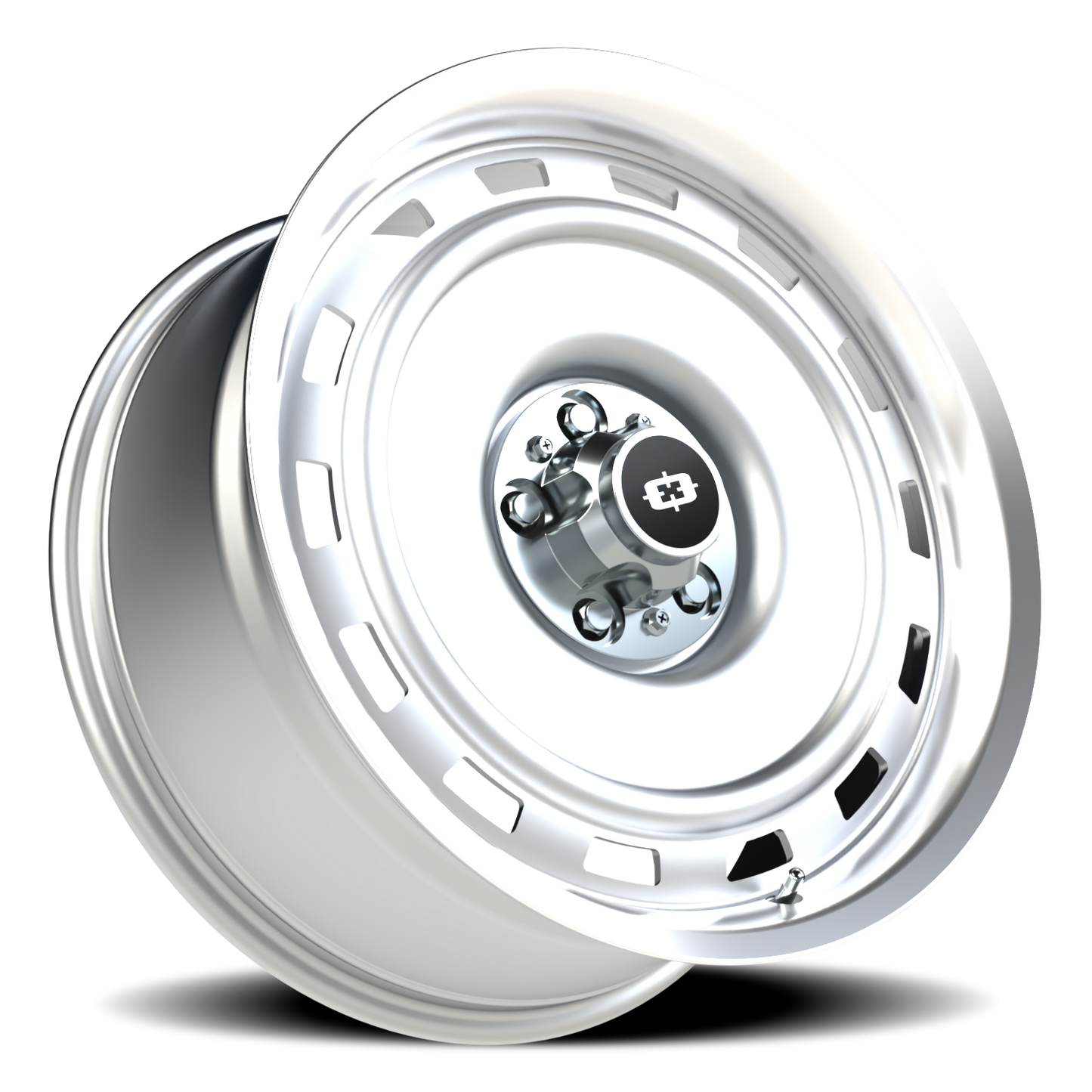 Vision CS-8X20HF 20X9 Silver Machined Lip Wheel