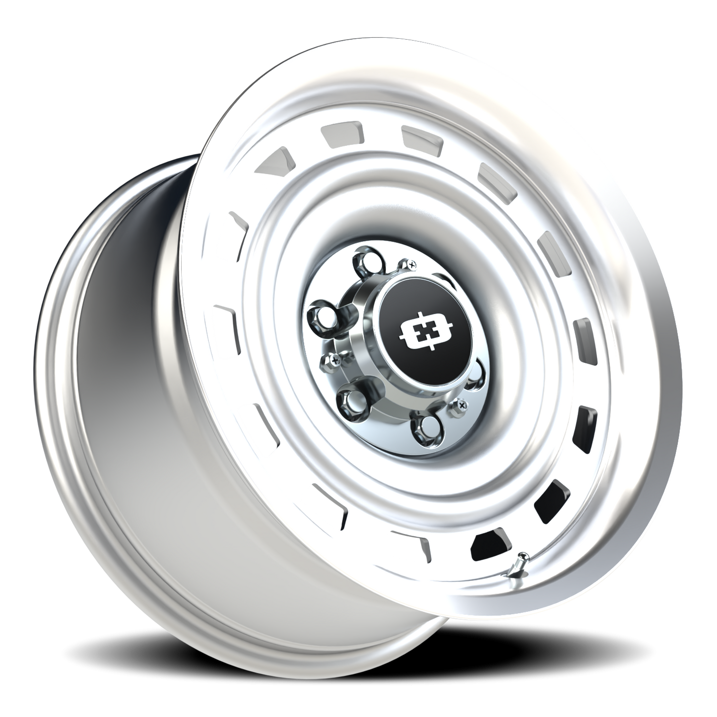 Vision CS-8X20HF 17X9 Silver Machined Lip Wheel