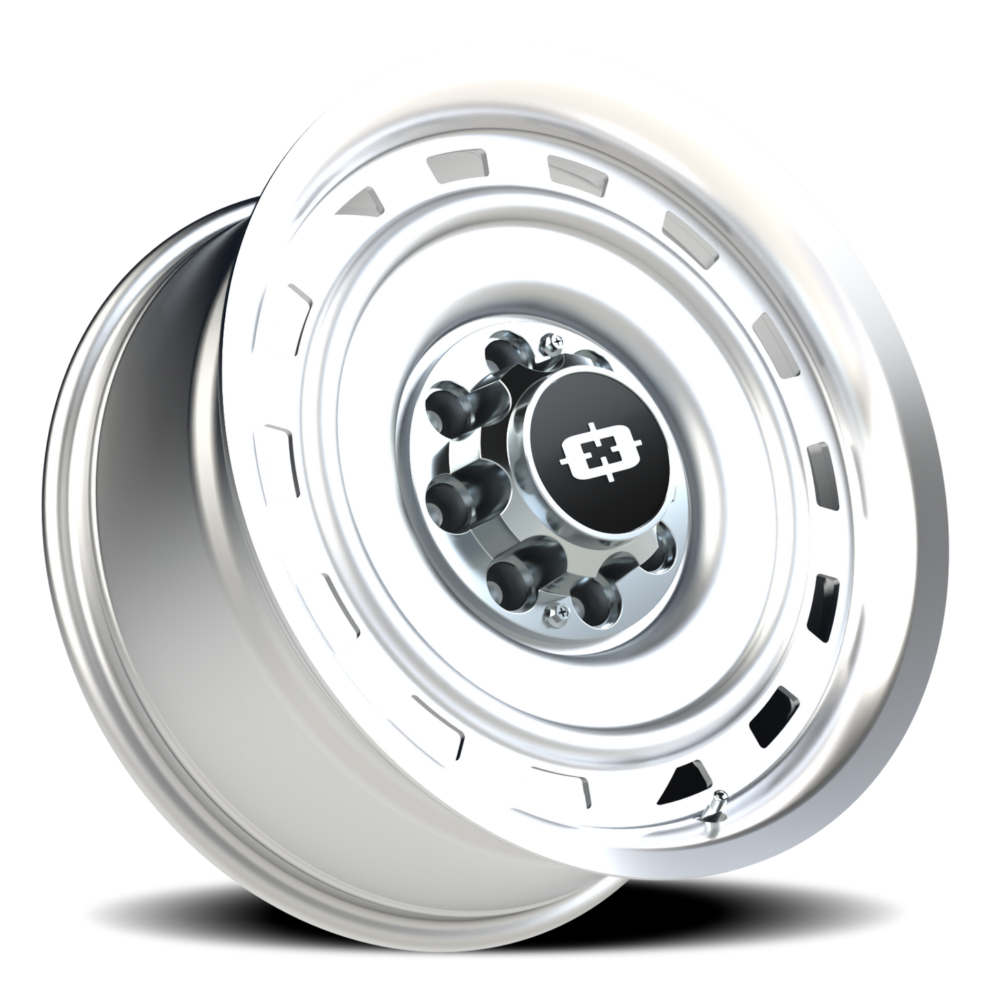 Vision CS-8X20HF 20X9 Silver Machined Lip Wheel