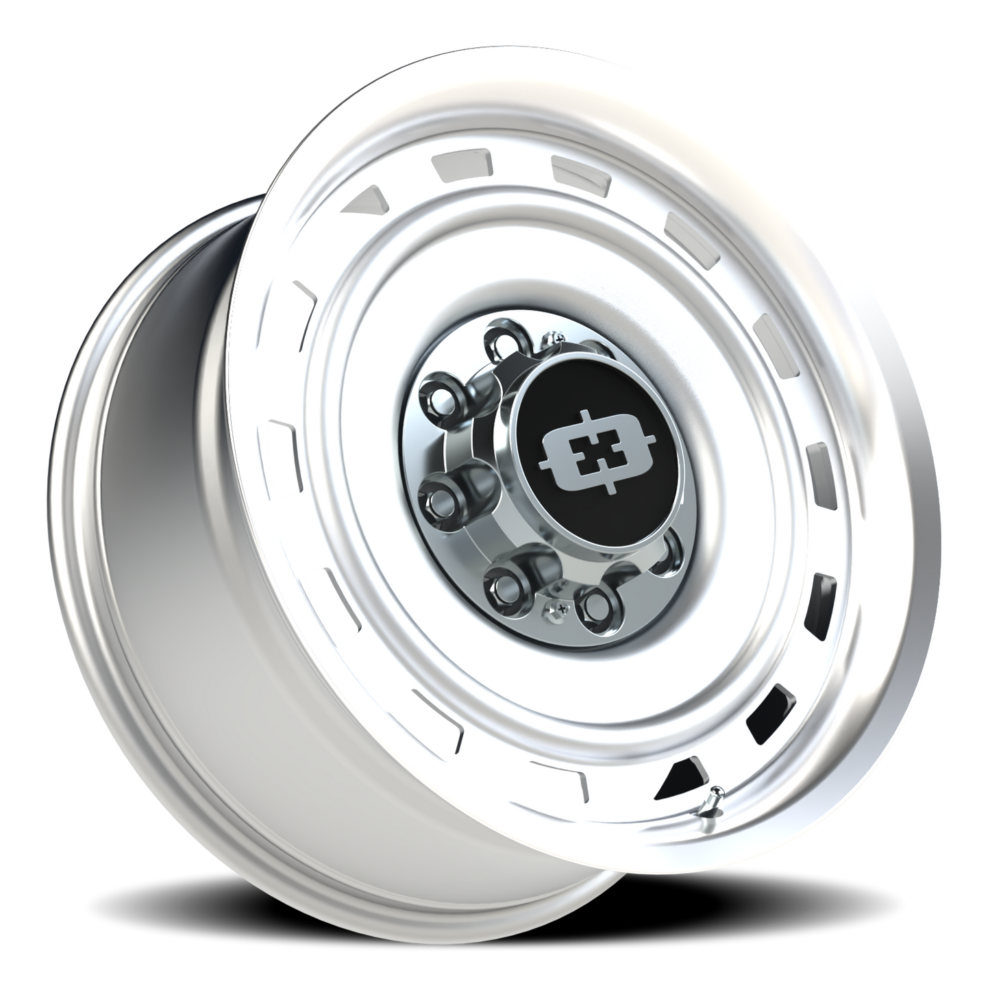 Vision CS-8X20HF 20X9 Silver Machined Lip Wheel