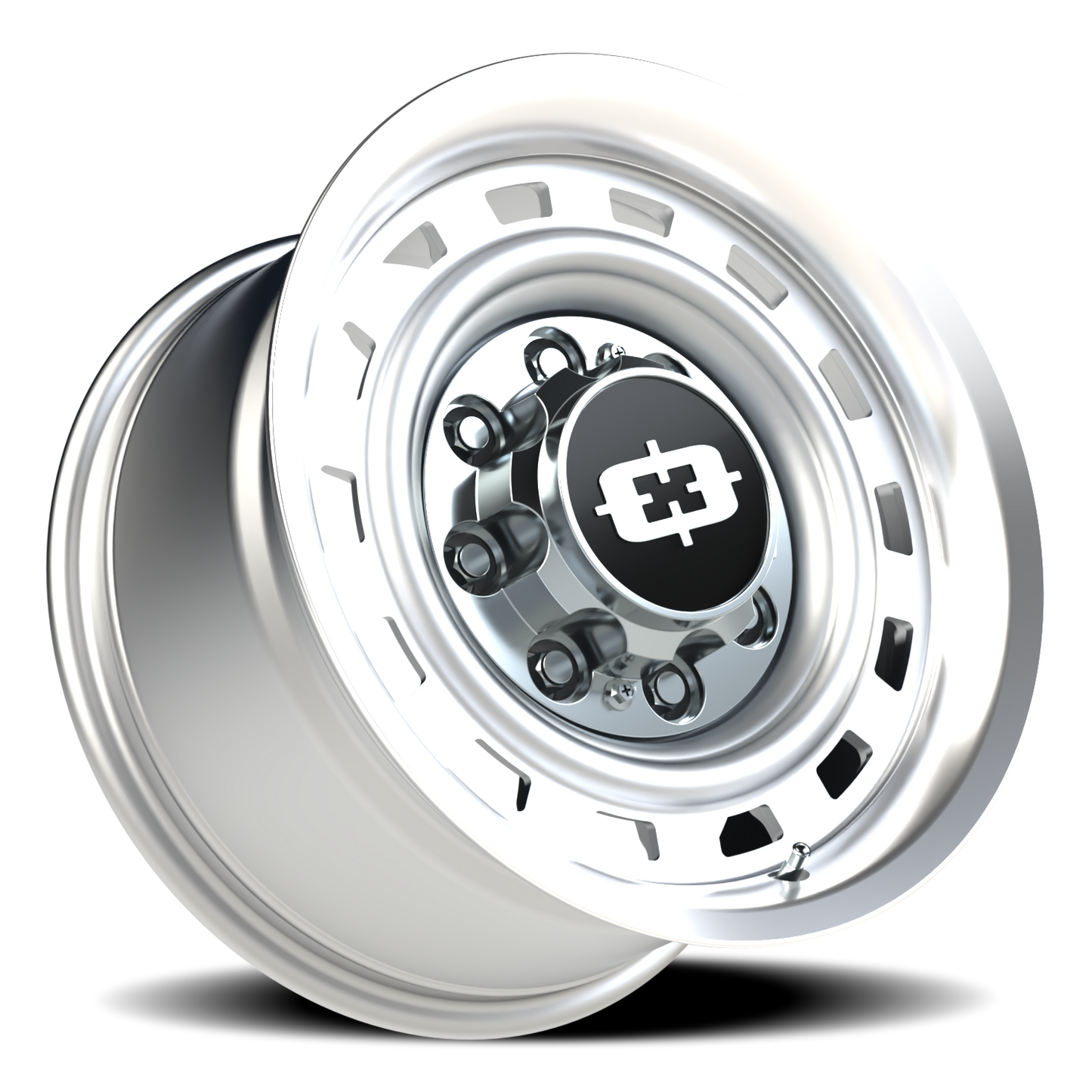 Vision CS-8X20HF 17X9 Silver Machined Lip Wheel