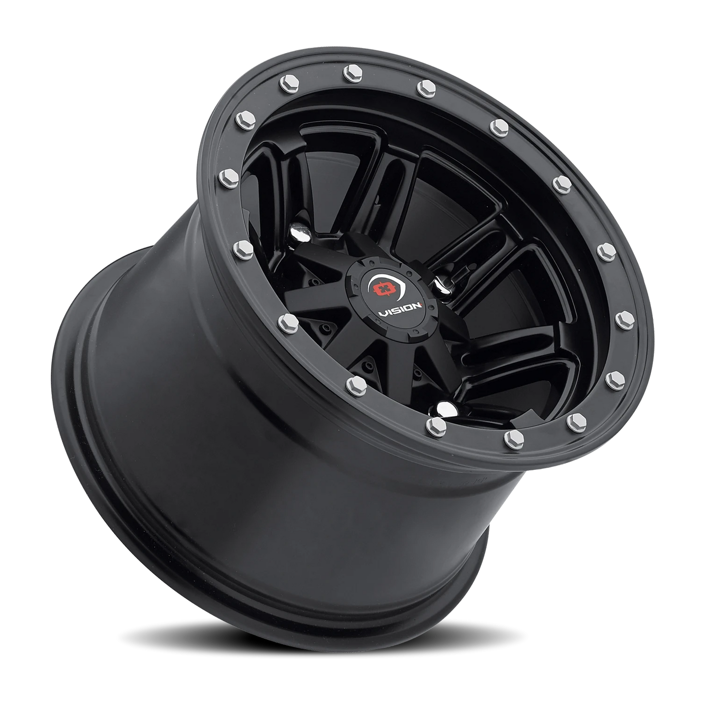 Vision Fifty 12X8 Matte Black Wheel