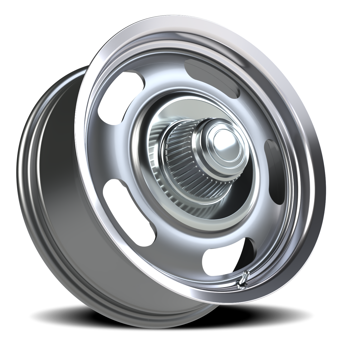 Vision Rally 17X7 Gunmetal Machined Lip Wheel