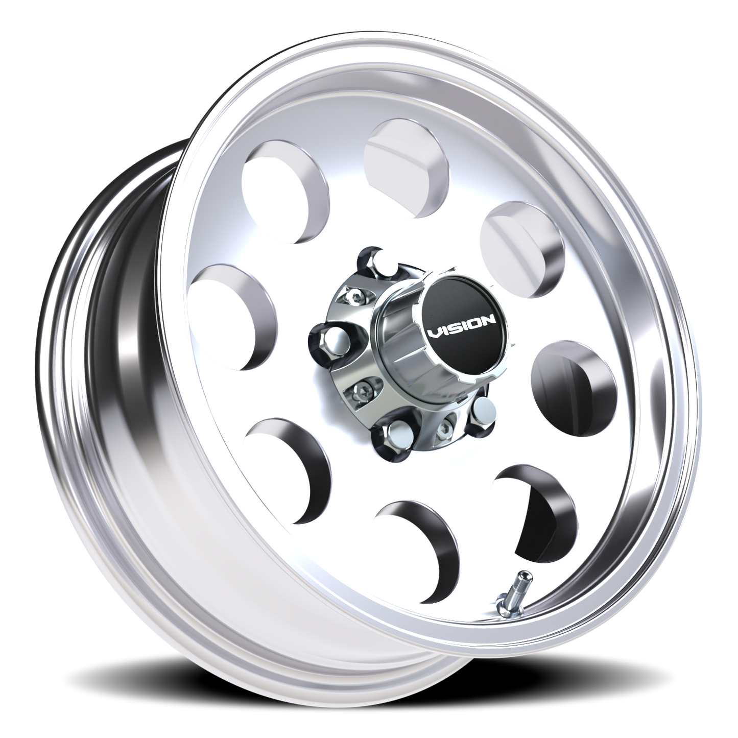 Vision Midway 14X5.5 Polished Wheel