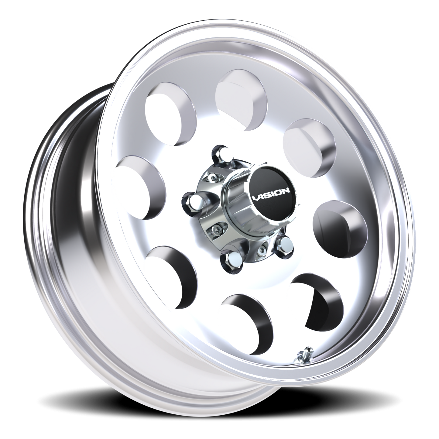 Vision Midway 15X6 Polished Wheel