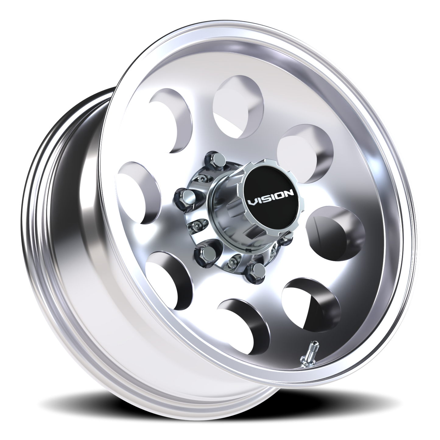 Vision Midway 16X7 Polished Wheel