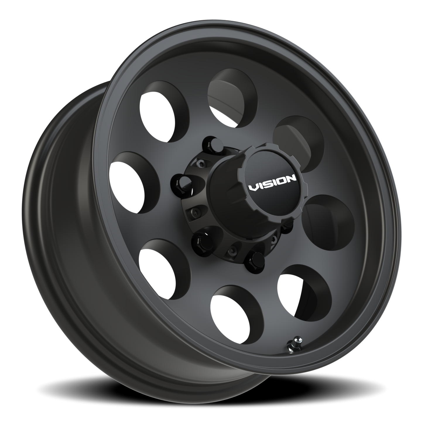 Vision Midway 15X6 Satin Black Wheel