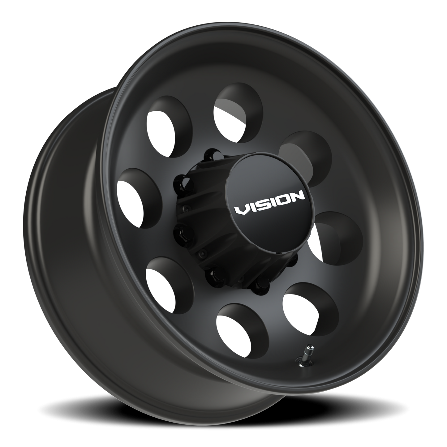Vision Midway 17.5X6.75 Satin Black Wheel