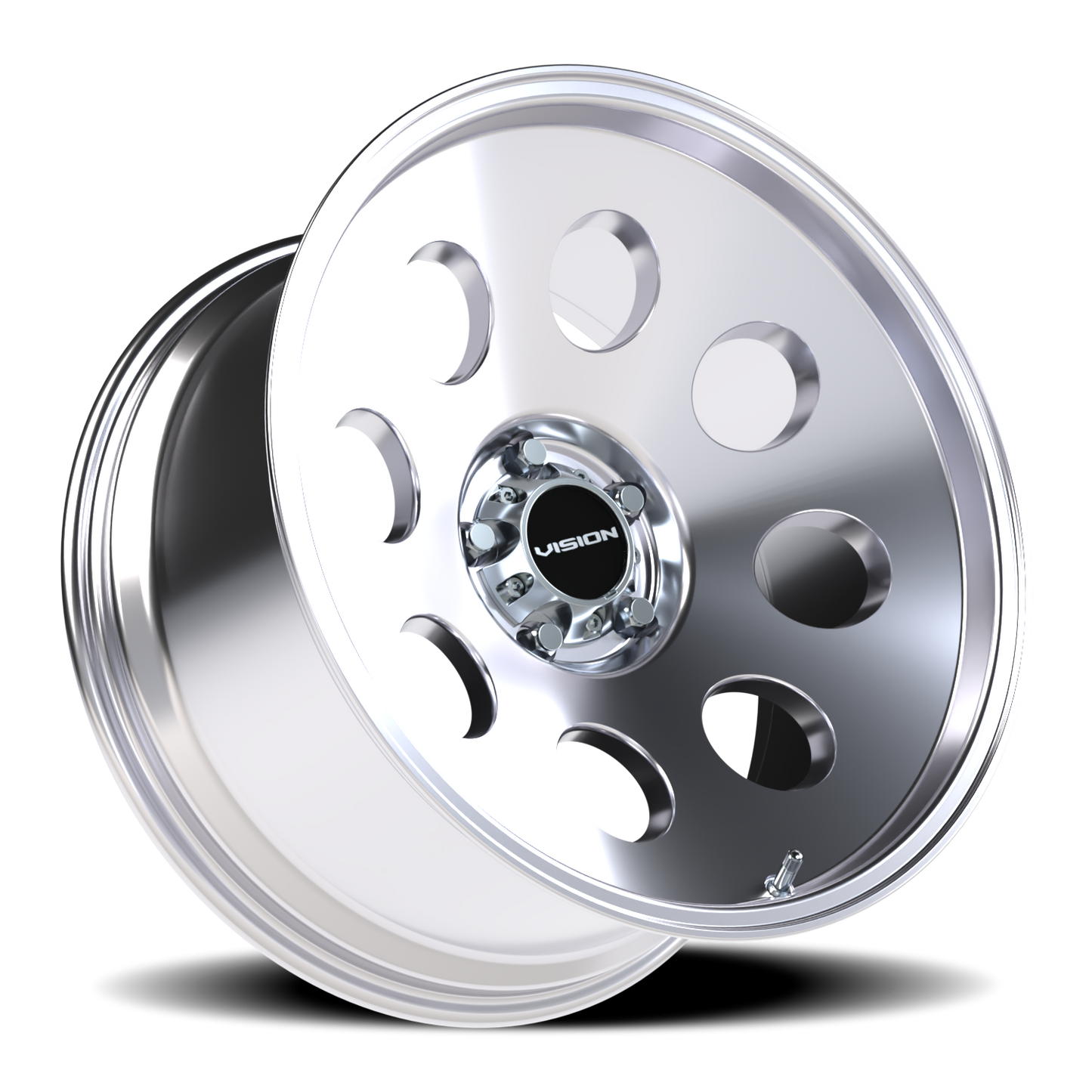 Vision Midway 20X10 Polished Wheel