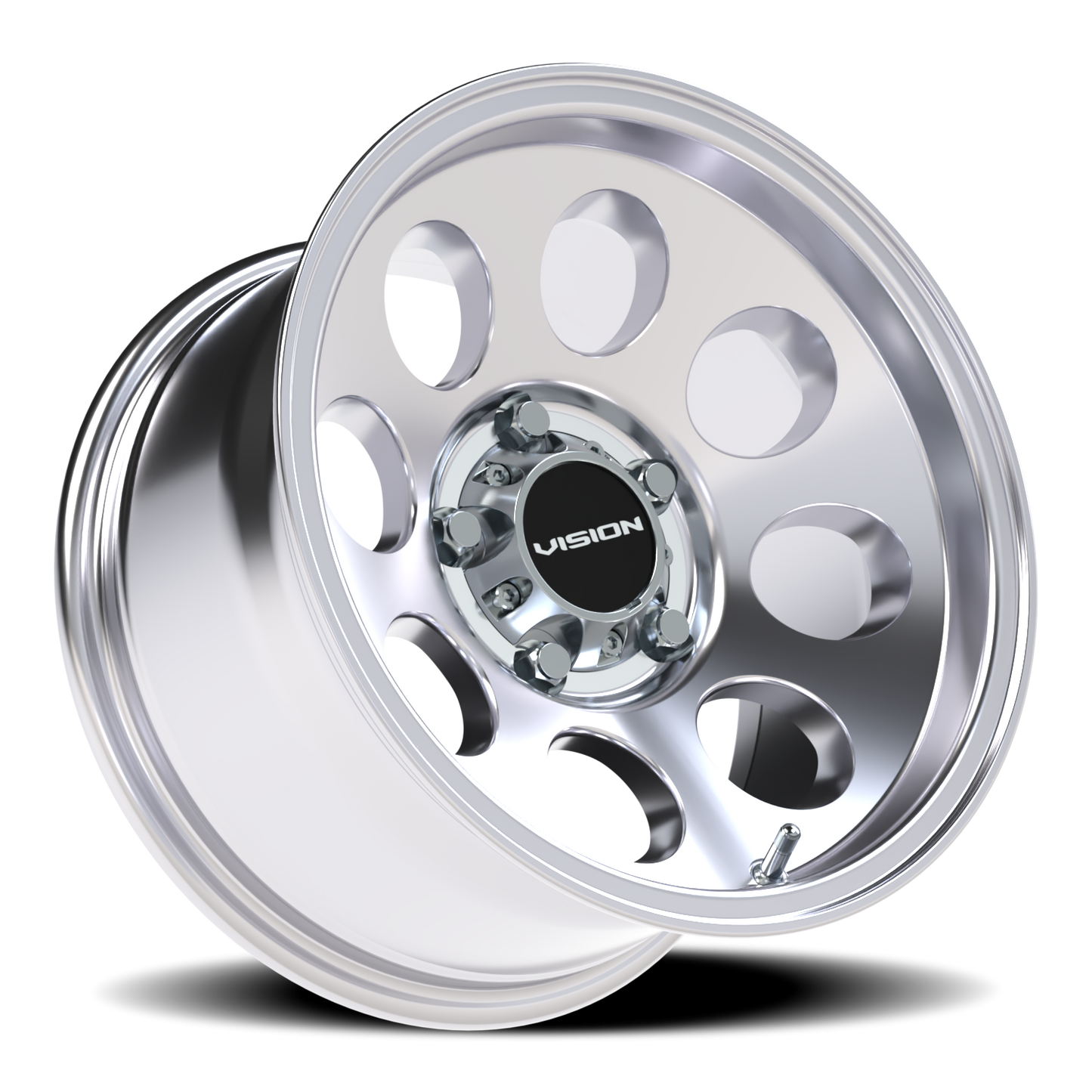 Vision Midway 15X8 Polished Wheel