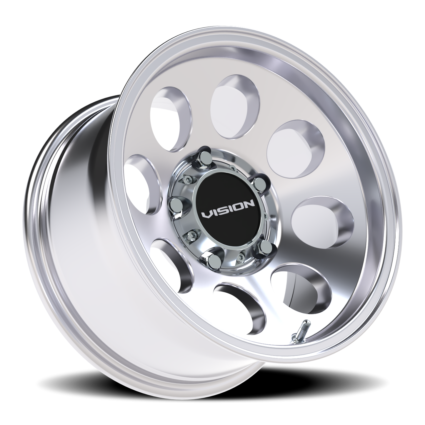Vision Midway 15X8 Polished Wheel