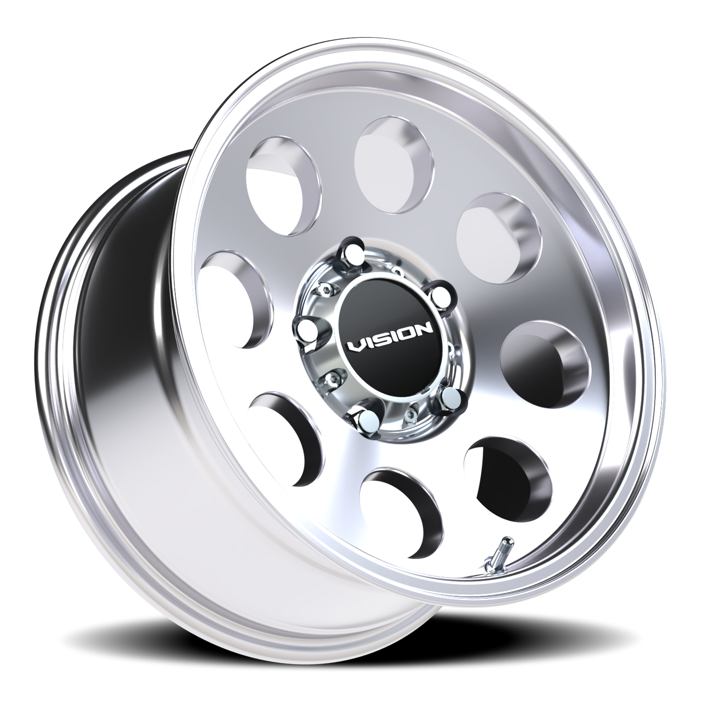 Vision Midway 16X8 Polished Wheel