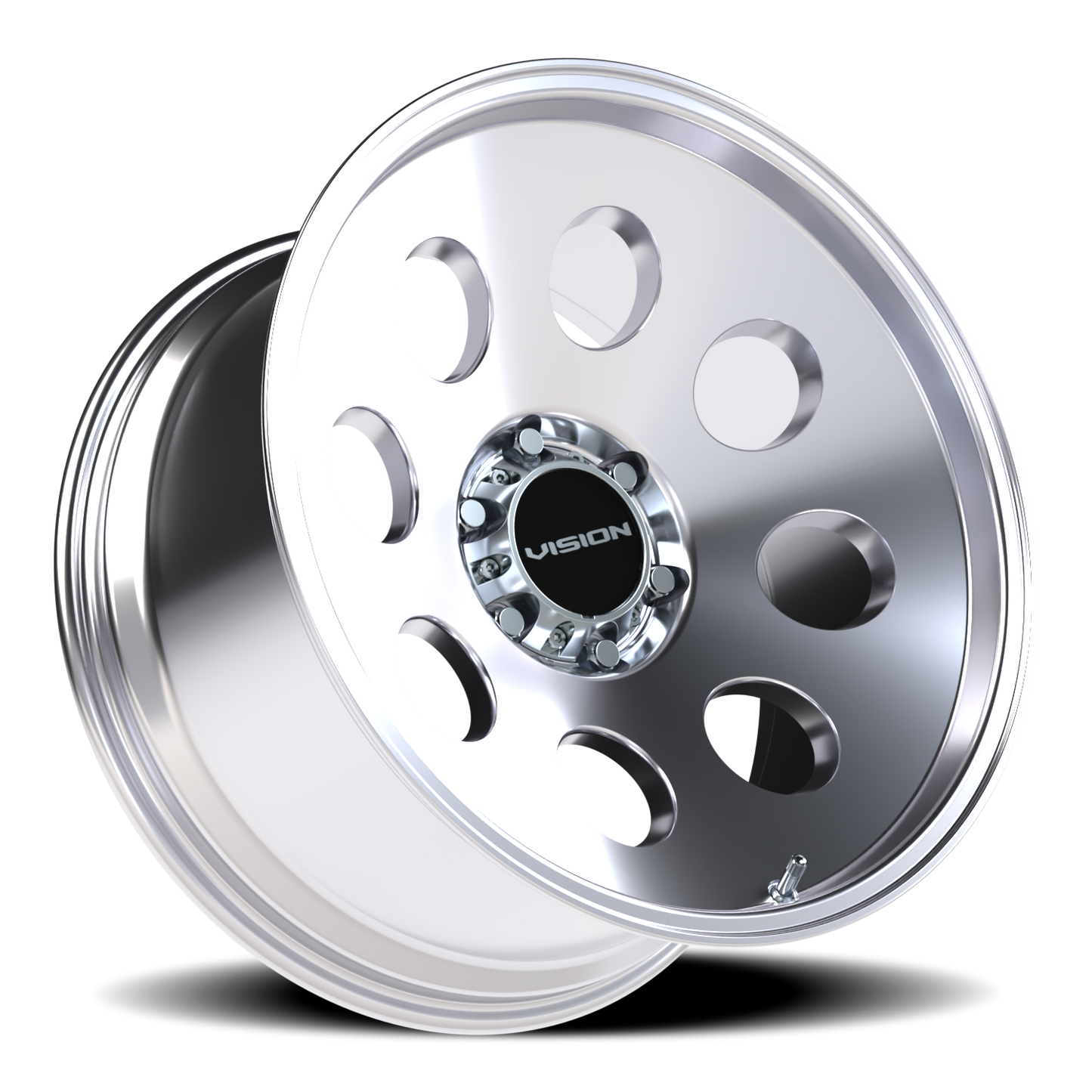 Vision Midway 20X10 Polished Wheel
