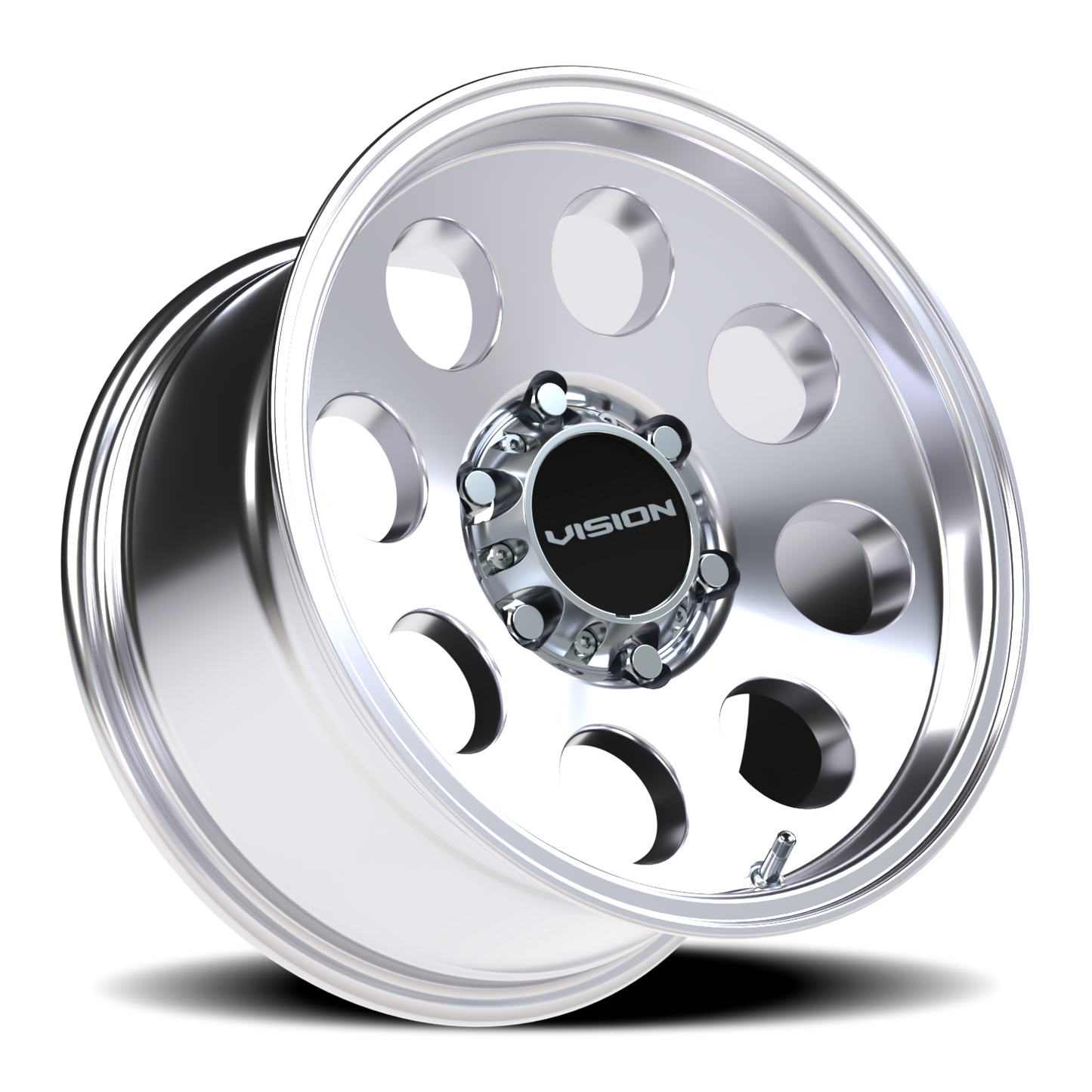 Vision Midway 16X8 Polished Wheel