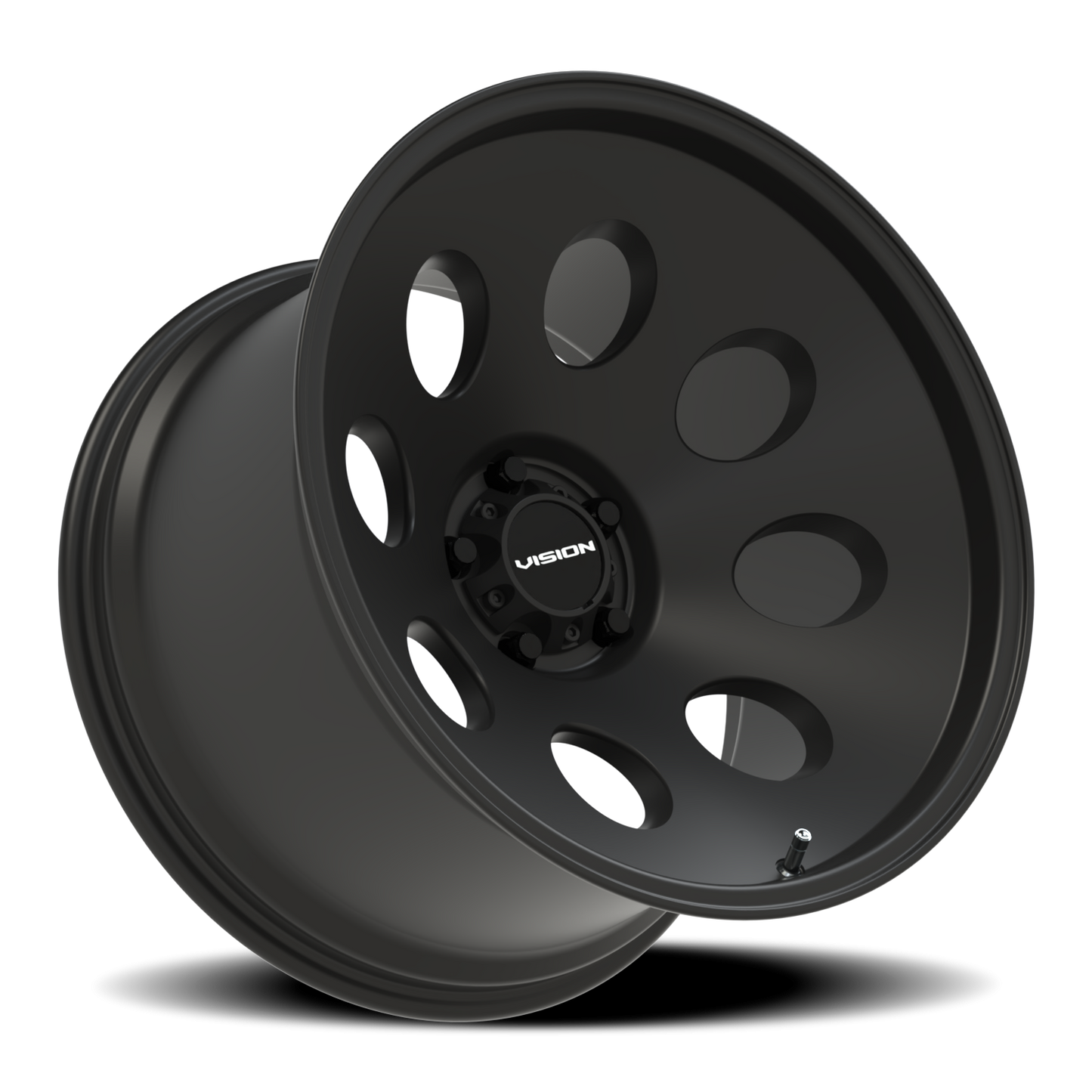 Vision Midway 20X12 Satin Black Wheel