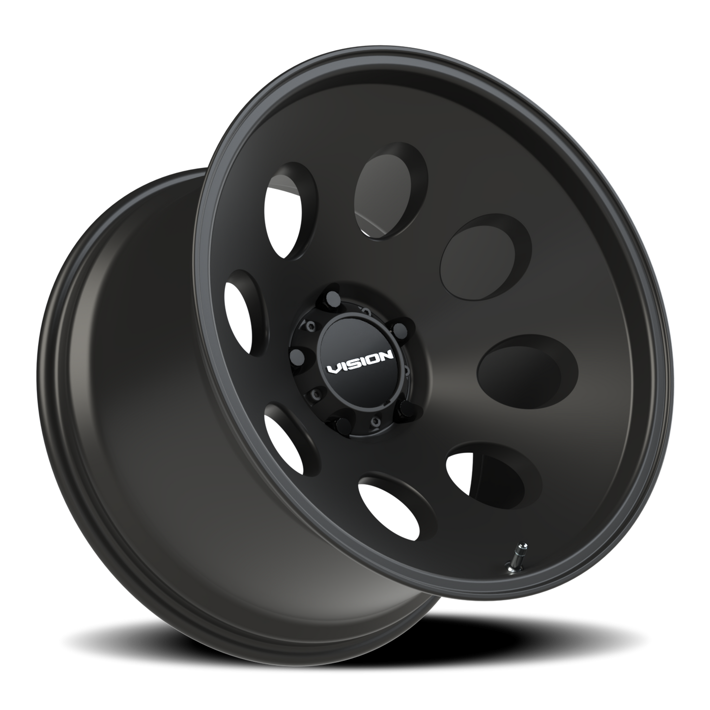 Vision Midway 20X12 Satin Black Wheel