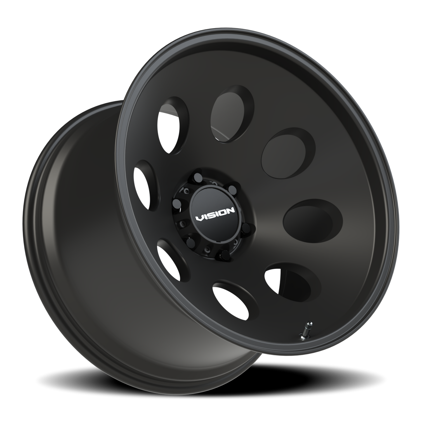 Vision Midway 20X12 Satin Black Wheel