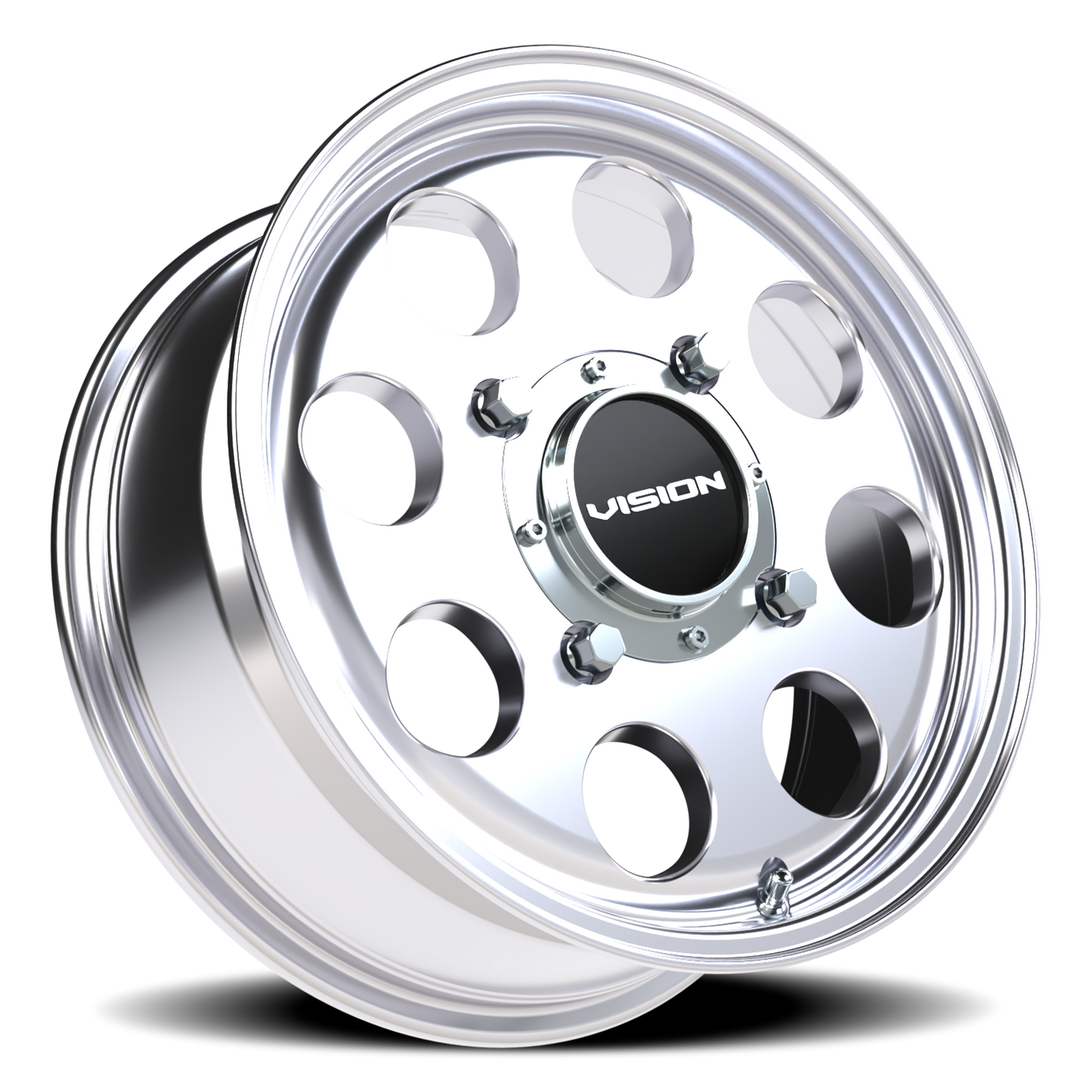 Vision Midway 15X6 Polished Wheel