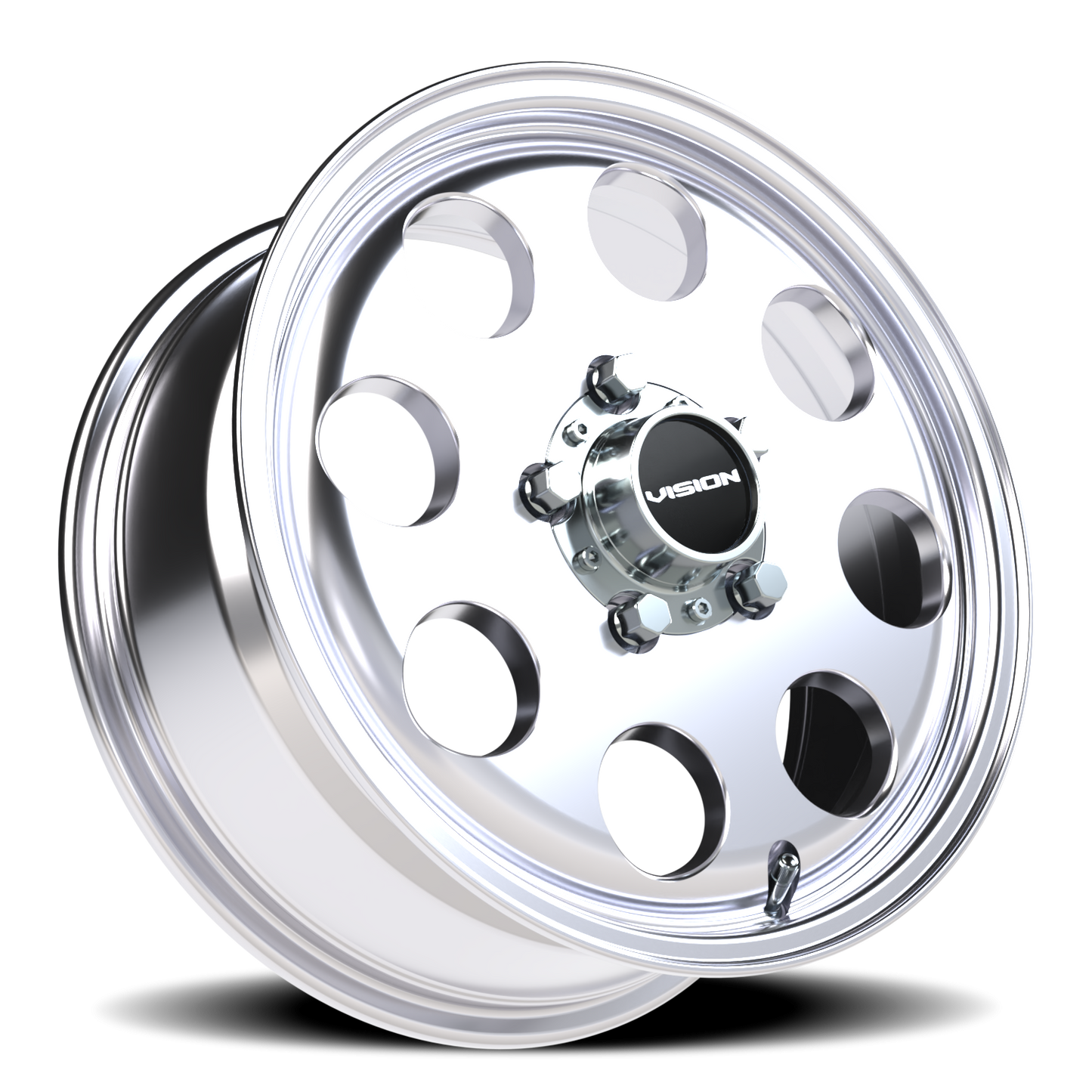 Vision Midway 15X6 Polished Wheel