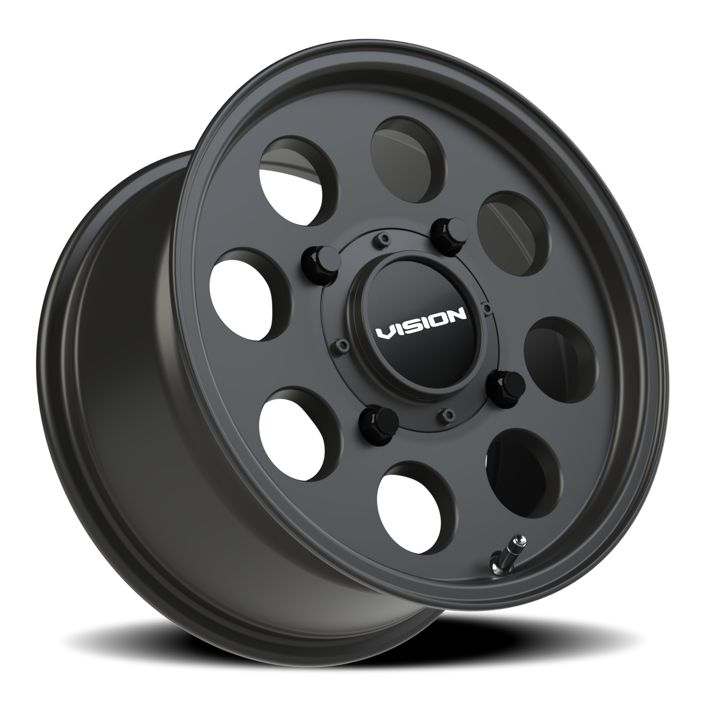 Vision Midway 14X7 Satin Black Wheel