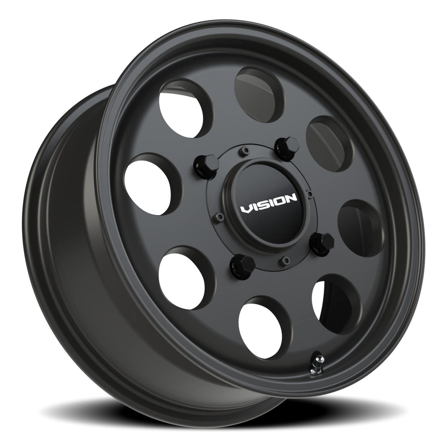 Vision Midway 15X6 Satin Black Wheel