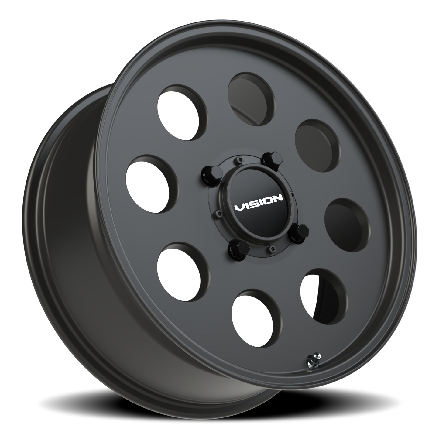 Vision Midway 17X7 Satin Black Wheel