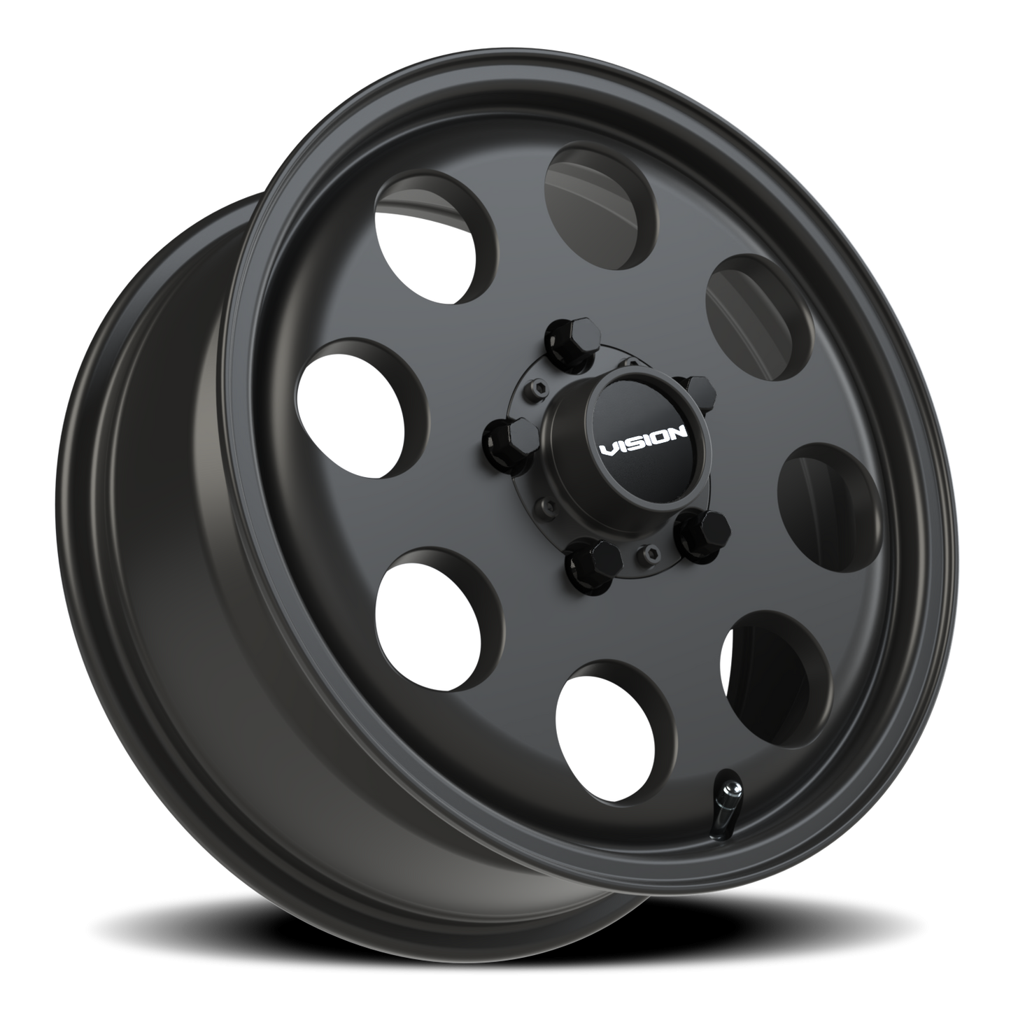 Vision Midway 15X6 Satin Black Wheel