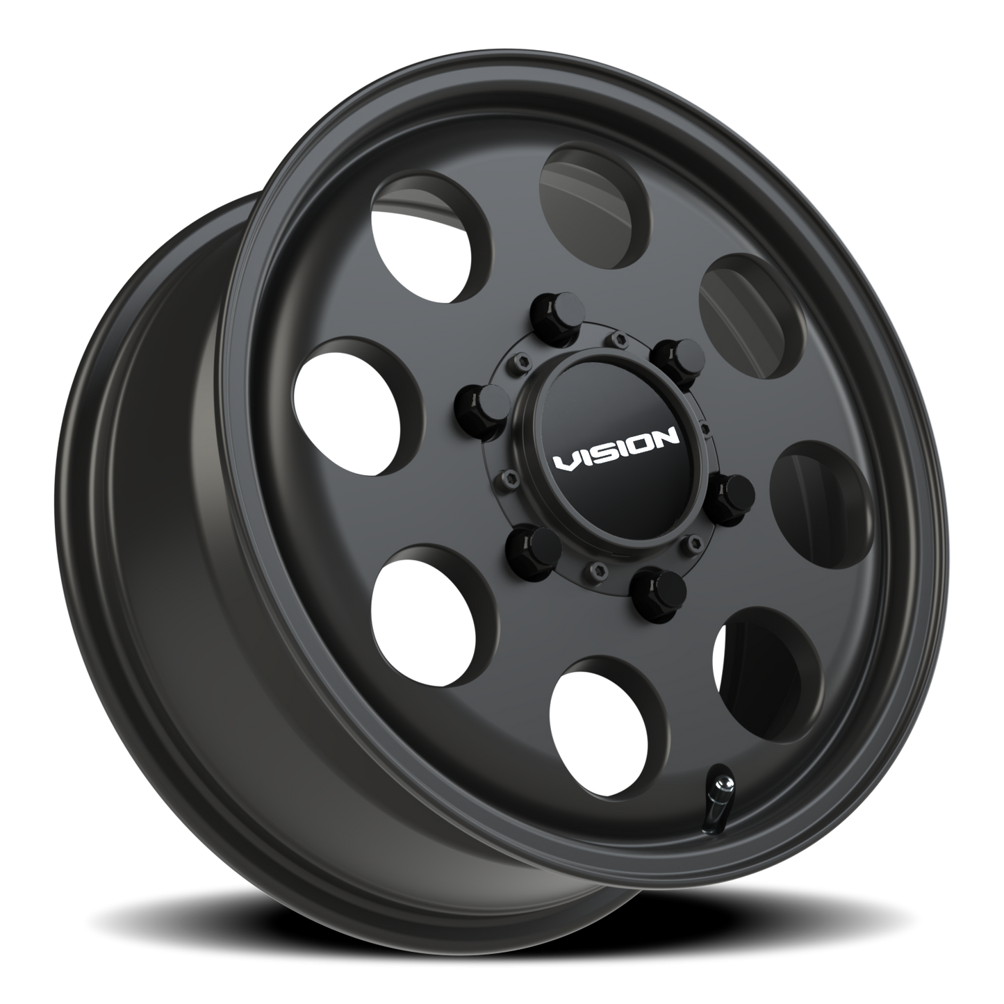 Vision Midway 15X6 Satin Black Wheel