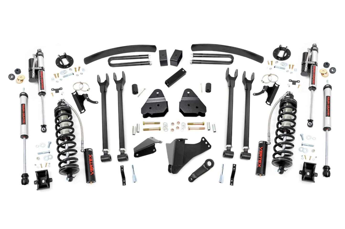 6 Inch Lift Kit | Gas | 4 Link | OVLD | C/O Vertex | Ford F-250/F-350 Super Duty (05-07)