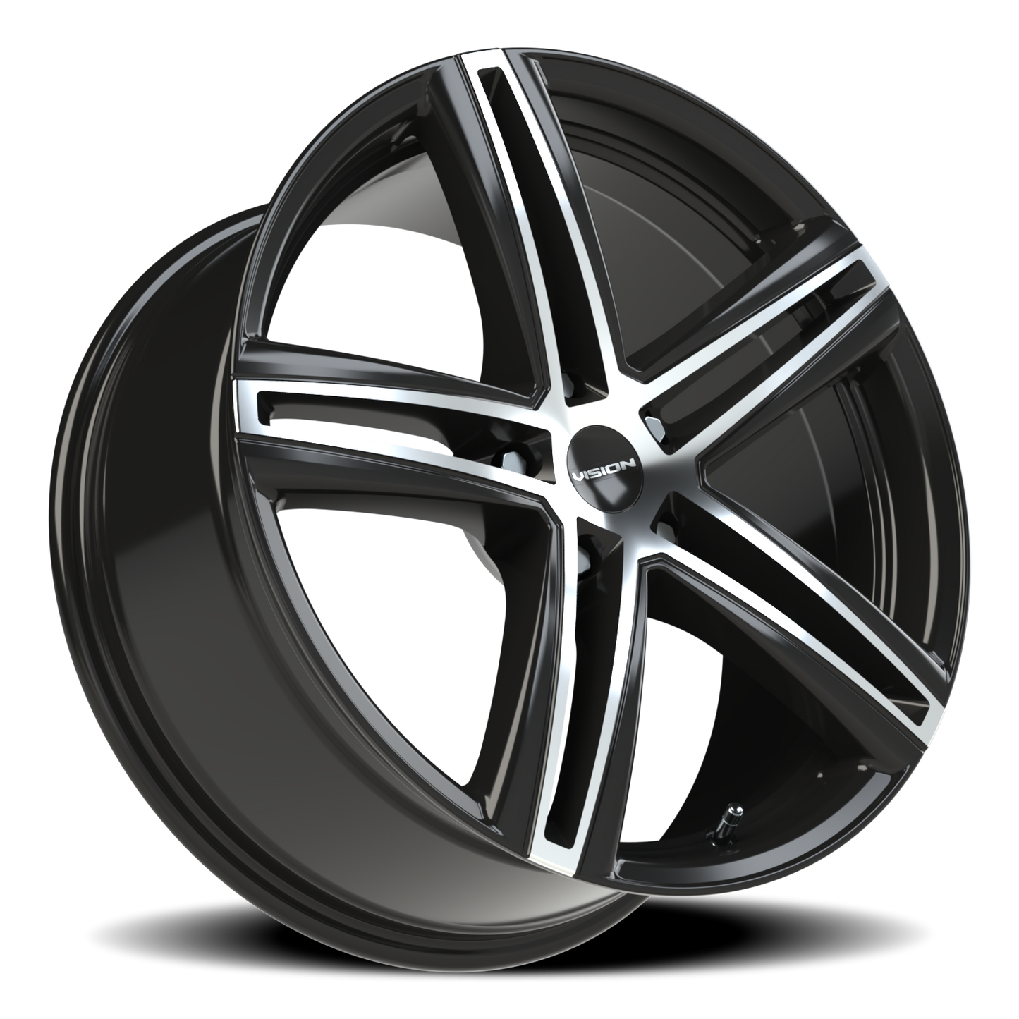 Vision Fwd 19X8.5 Gloss Black Machined Face Wheel
