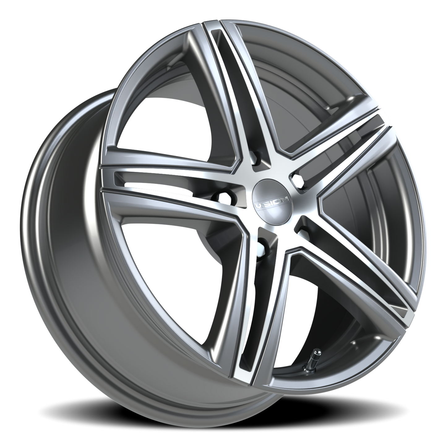 Vision Fwd 16X7 Gunmetal Machined Face Wheel