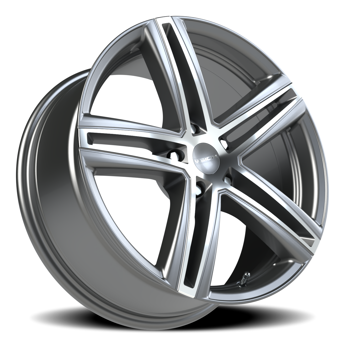 Vision Fwd 18X8 Gunmetal Machined Face Wheel