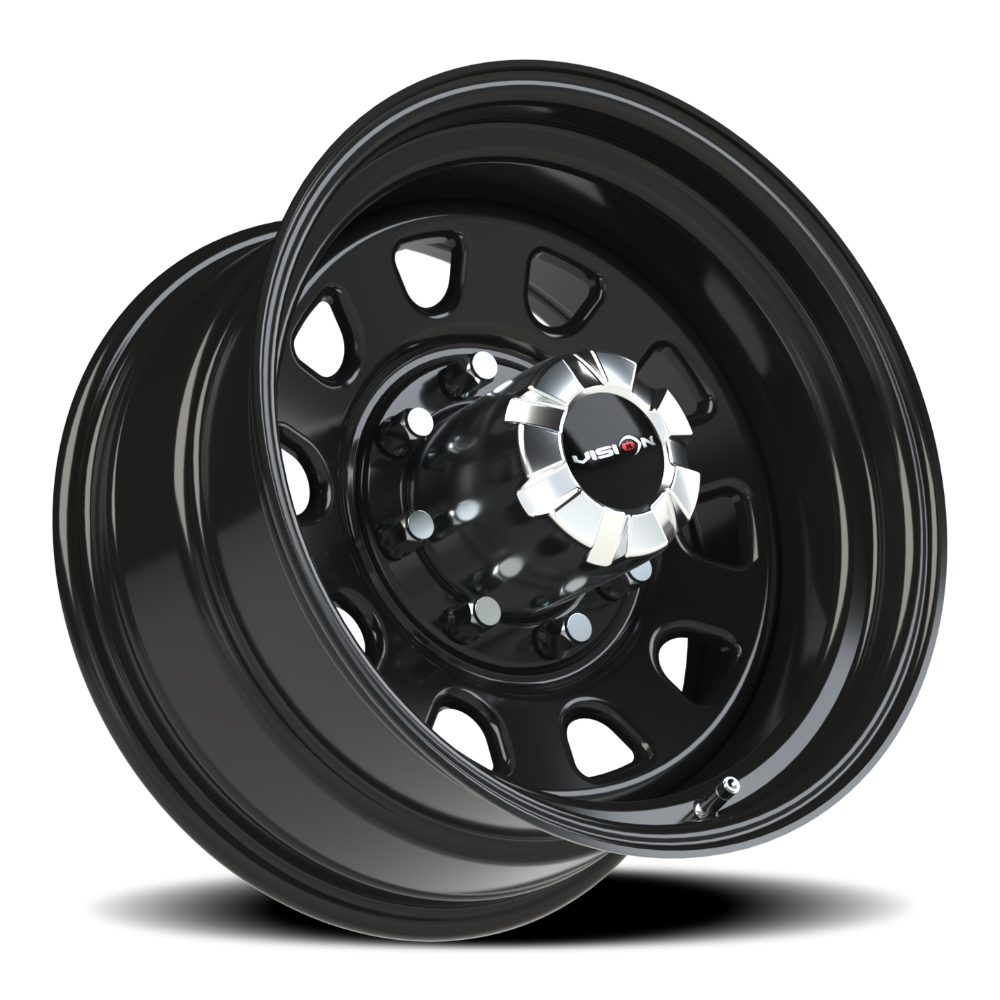 Vision Steel 17X9 Gloss Black Wheel