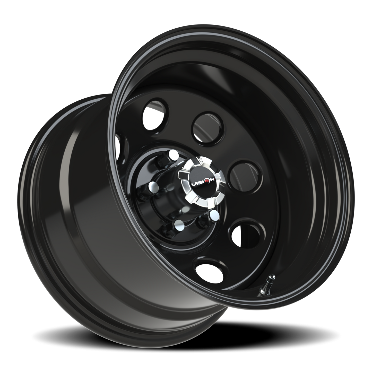 Vision Steel 15X10 Gloss Black Wheel