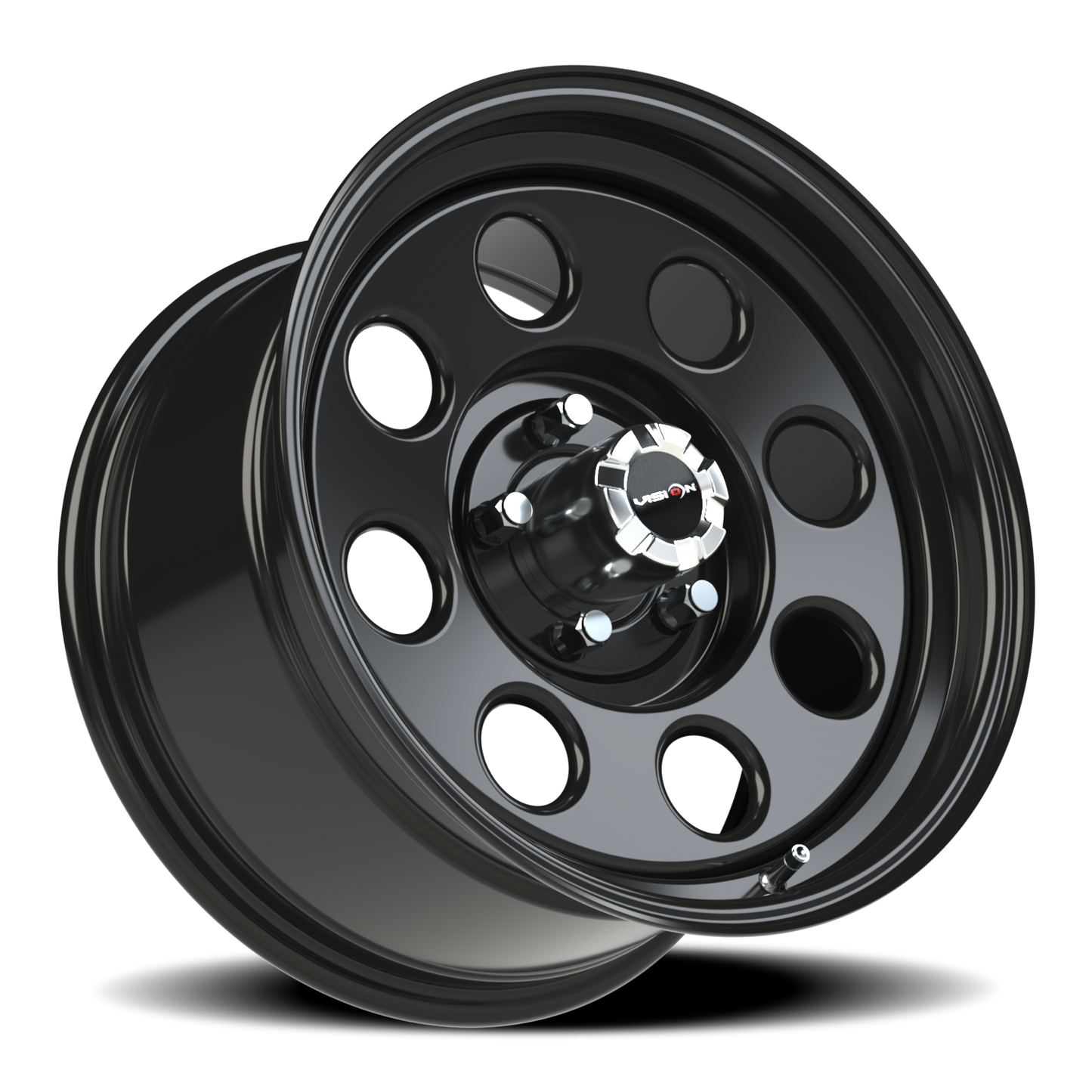 Vision Steel 17X9 Gloss Black Wheel