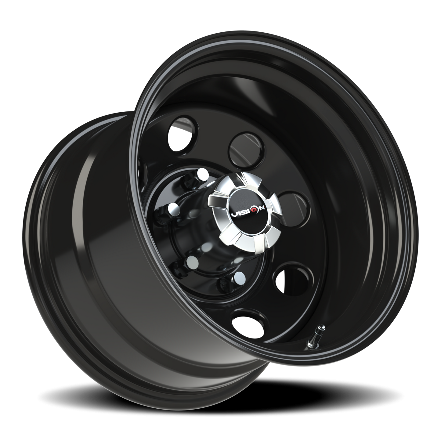 Vision Steel 15X10 Gloss Black Wheel