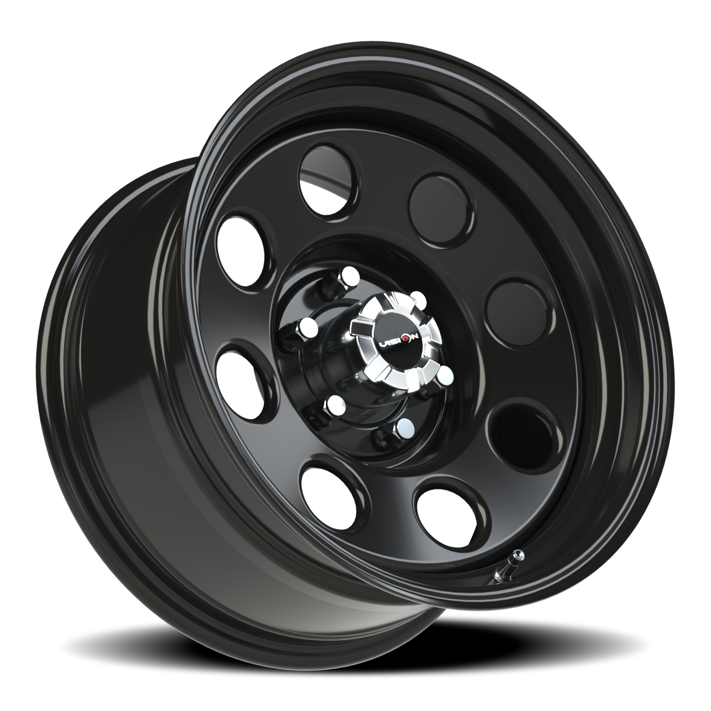 Vision Steel 17X9 Gloss Black Wheel