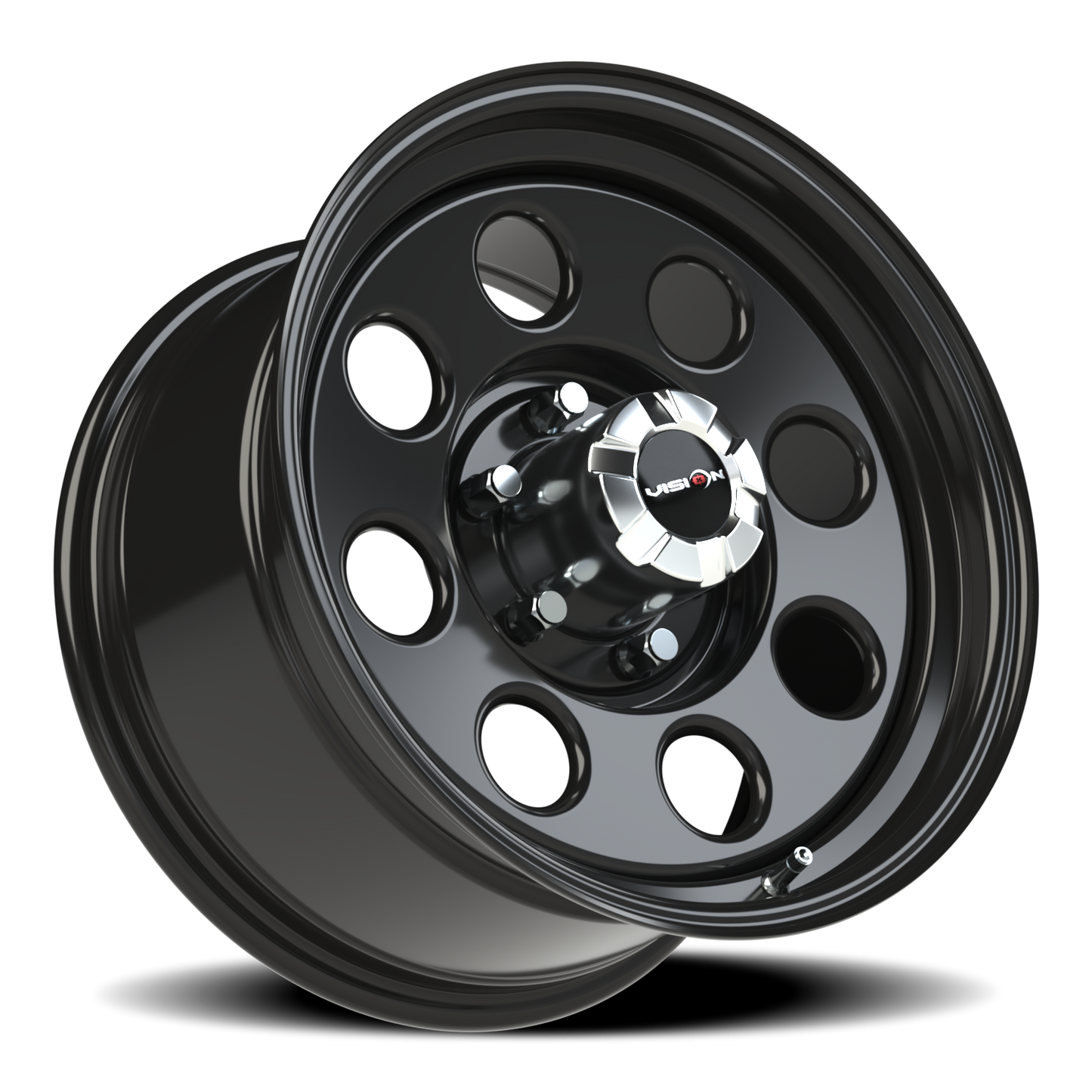 Vision Steel 17X9 Gloss Black Wheel