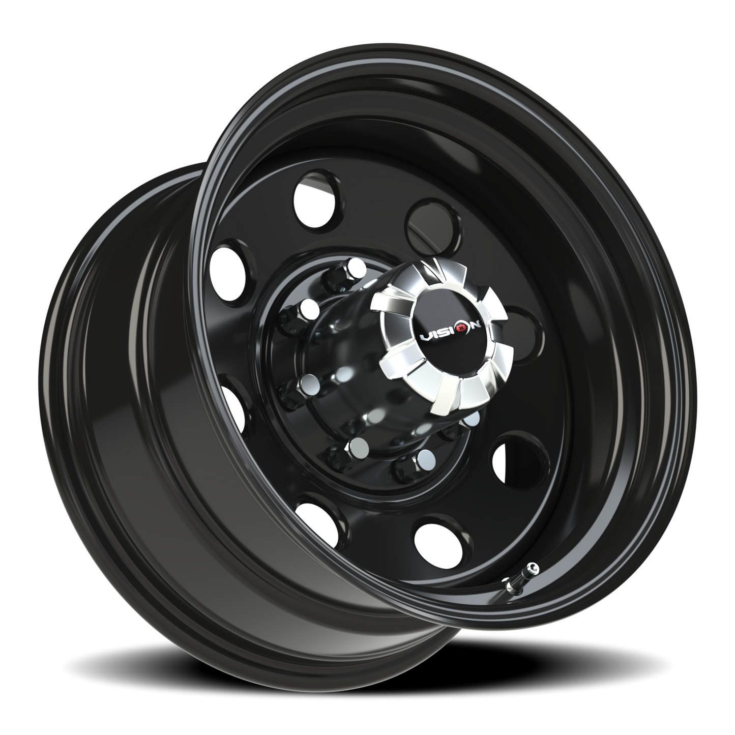 Vision Steel 17X9 Gloss Black Wheel