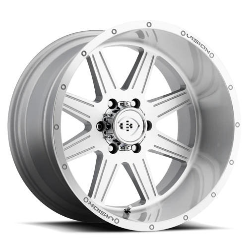 Vision Cannibal 20X9 Silver Machined Face Wheel