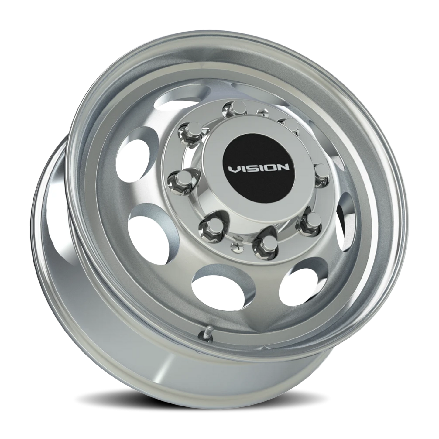 Vision Frt 19.5X6.75 Machined Wheel