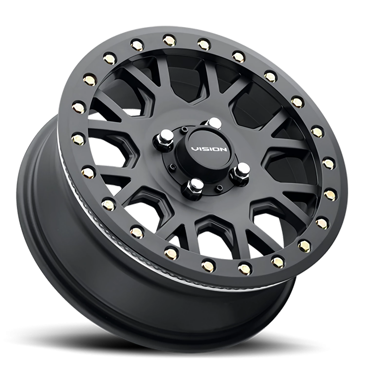 Vision Invadader 15X6 Satin Black Wheel