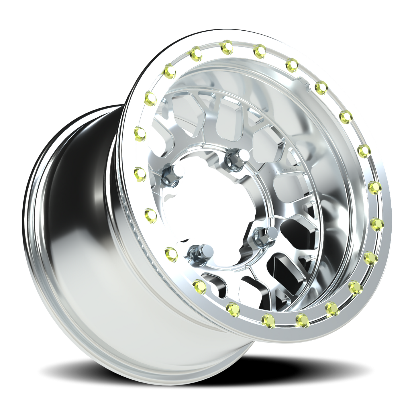 Vision STORM-NOCC 15X6 Polished Wheel