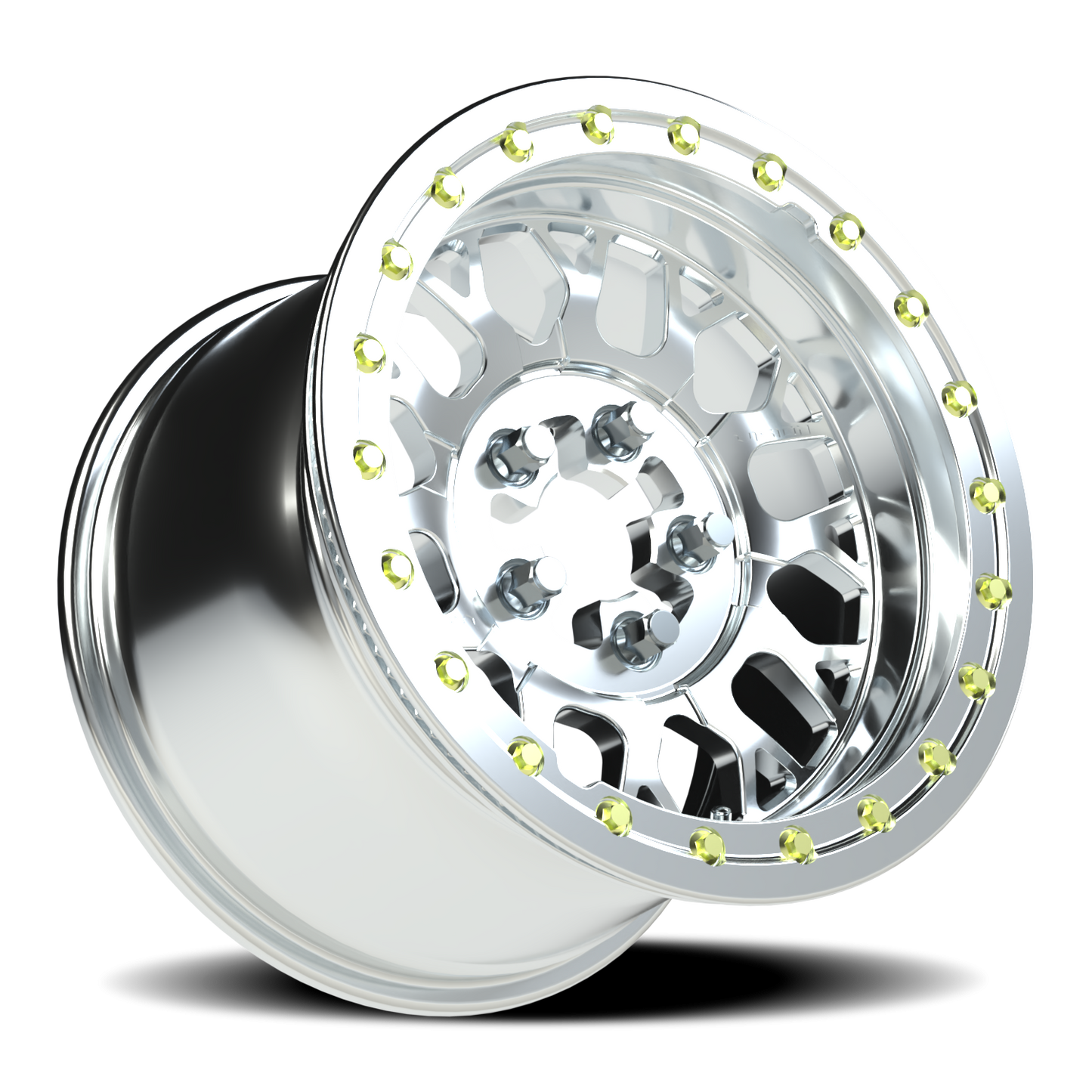 Vision STRM-NOCC 15X6 M8 Polished Wheel