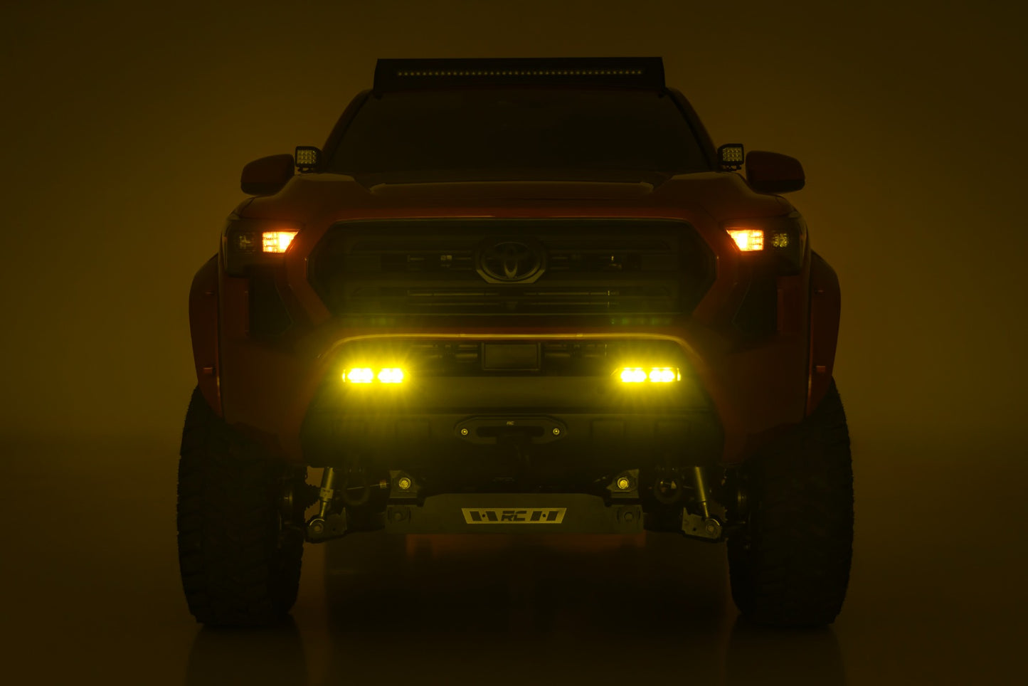 LED Fog Light Kit | 3x1.75 Inch Black Series Slim Aux | Yellow | Toyota Tacoma (24-26)
