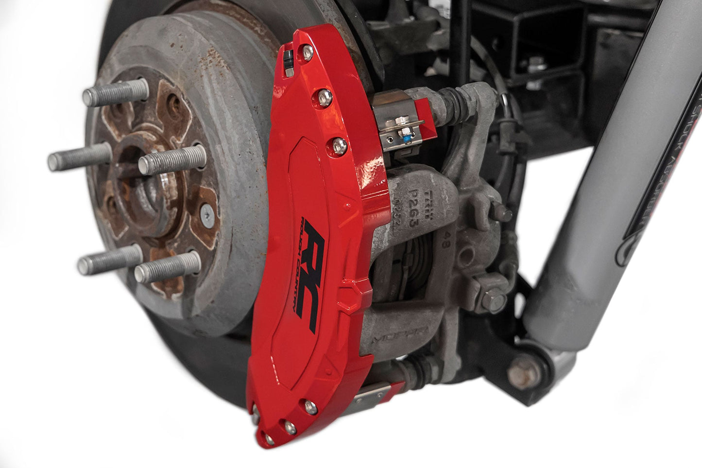 Caliper Covers | Rear | Red | Ram 1500 2WD/4WD (2019-2026)