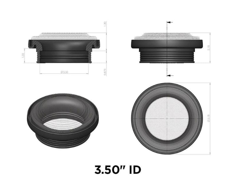 Turbo Screen Guard With Velocity Stack - 5.50" (Black)