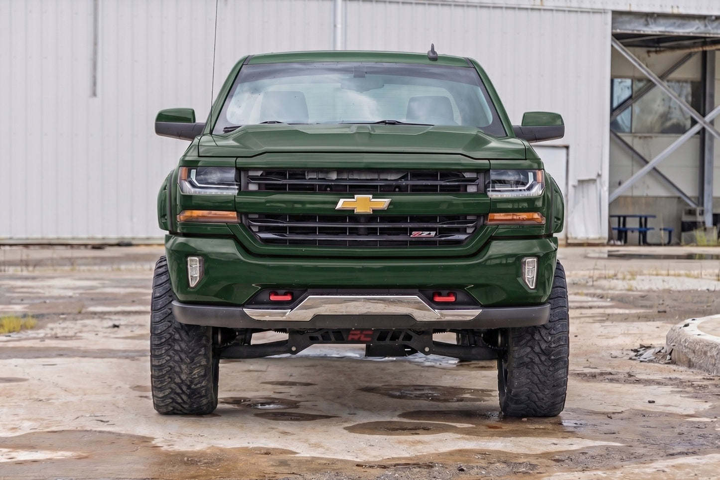 Pocket Fender Flares | 6'7" & 8' Bed | G7J Rainforest Green | Chevy Silverado 1500 (14-18)/2500HD