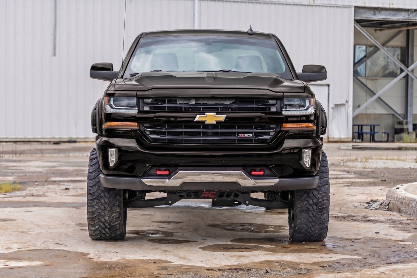 Pocket Fender Flares | 6'7" & 8' Bed | GB8 Mosaic Black | Chevy Silverado 1500 (14-18)/2500HD
