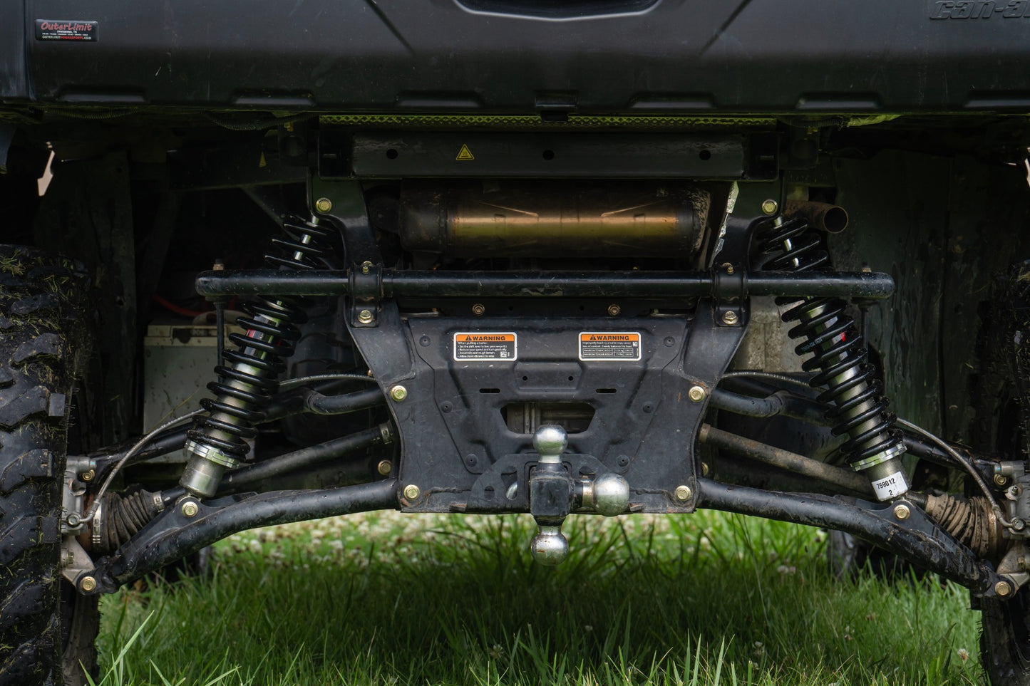M1 Rear Coil Over Shocks | Ride Height Adjust | Can-Am Defender MAX HD10/PRO HD10
